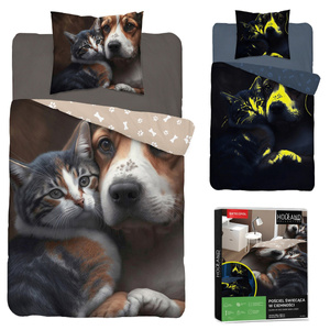 Bedding 140 x 200 2pc FLUO Youth Jaime 4731A