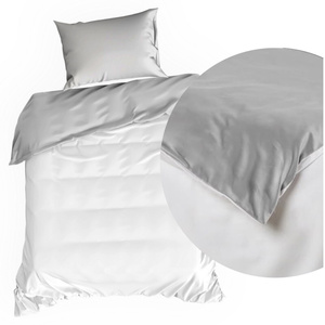 Bedding 140 x 200 2cz Satinova Nova3 White + Silver