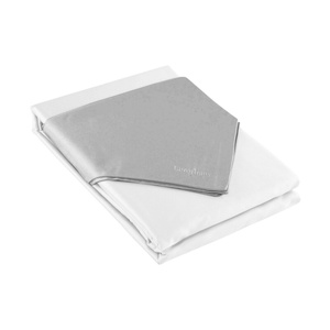 Bedding 140 x 200 2cz Satinova Nova3 White + Silver