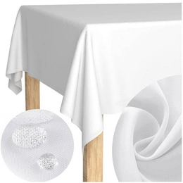 Tablecloth 90x140 Stainproof Classic Savio White