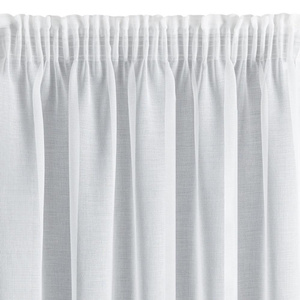 Decorative Curtain Lana on Tape 350 x 150 White