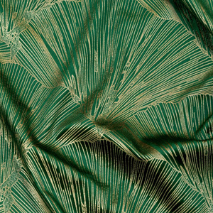 Pierre Cardin Goja Velvet Curtain 140 x 250 Green