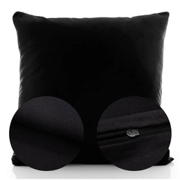 Cotton pillowcase 50 x 50 Uniform Ola Black Black