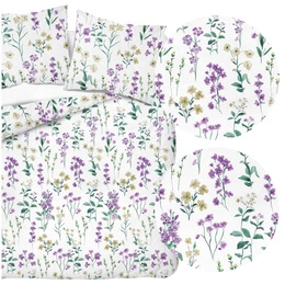 Bedding 220 x 200 3pc Flannel Cotton Laura 5634B