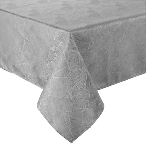 Tablecloth 140 x 300 Decorative Jacquard Isla Silver
