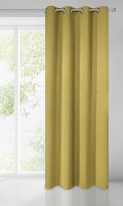 Curtain 135 x 250 Ready Decorative Rossie Mustard