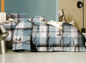 Bedding 160 x 200 3pcs Cotton Satin No. A1845