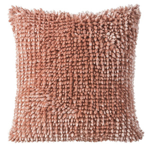 Shaggy Pilar Decorative Pillowcase 45 x 45 Coral