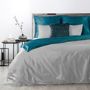 Bedding 220 x 200 3cz Satin Nova3 Silver + Tur