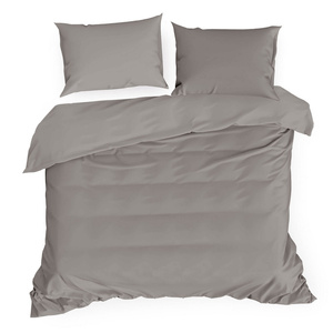Bedding 180 x 200 3pc Satin Nova3 Ash
