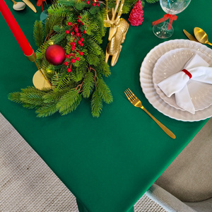 Tablecloth 120x260 Stain-Resistant Surbo Bottle Green