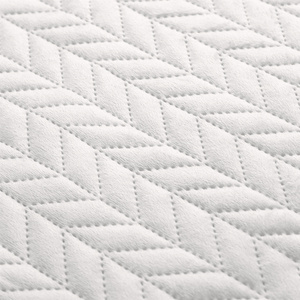 200 x 220 Quilted Velvet Moxie White Bedspread