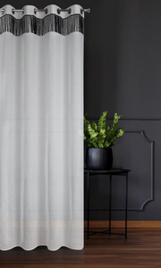 Decorative Curtain Jasper 140 x 250 White Throw