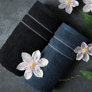 70 x 140 Terry Bath Towel Emina 10 Turquoise