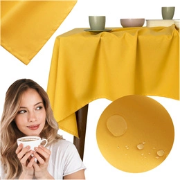 Tablecloth 150x350 Stain-resistant Surbo Mustard