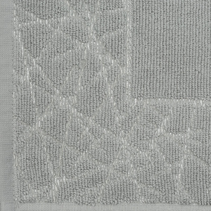 Bathroom Rug 50 x 70 Cotton Nika 05 Silver