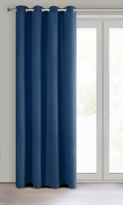 Rita Decorative Curtain 140 x 250 Dark Blue
