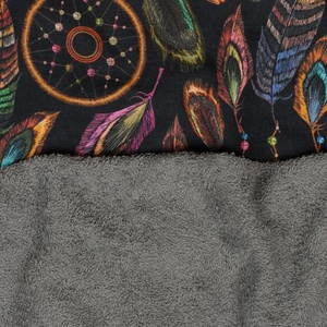 Towel 100 x 100 Hooded Terry Maxi Print 44B