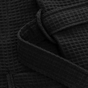 Gofer Unisex Cotton Robe Vizzy M 04 Black