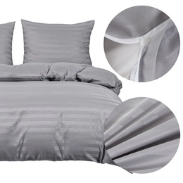 Bedding 220 x 200 3pcs Satin Stripes Ramiro 02