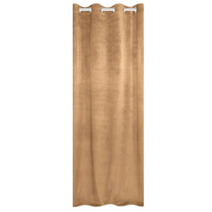 Curtain 140 x 250 Decorative Velvet Soft Mustard