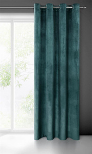 Curtain 140 x 250 Decorative Velvet Melanie C.Blue