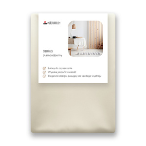 Tablecloth 140x340 Stainproof Classic Savio Cream