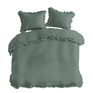Bedding 220 x 200 3pc Pure Cotton with Ruffle 07