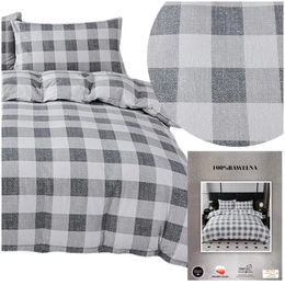 Bedding 160 x 200 3pc Flannel Cotton Ann 17