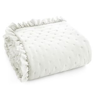 Quilted Decorative Bedspread 220 x 240 Libi3 Cream