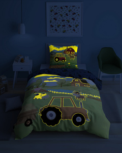 Bedding 160 x 200 2pc FLUO Youth Jaime 5545A