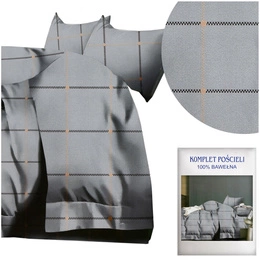 Bedding set 160 x 200 3 pcs Cotton Satin no. A1851