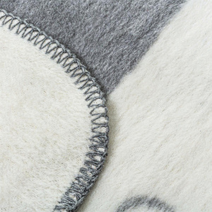 Blanket 100 x 150 Cotton-Acrylic Dog Grey