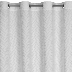 Curtain 140 x 250 Decorative Velvet Isla White
