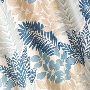 Curtain 140 x 270 Decorative Lenny Natur+Blue