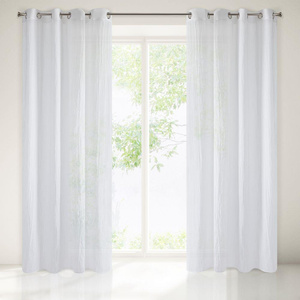 Zuhal Decorative Curtain 140 x 250 Spill White