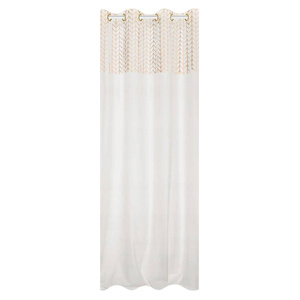 Curtain 140 x 250 Decorative Velvet Nord White