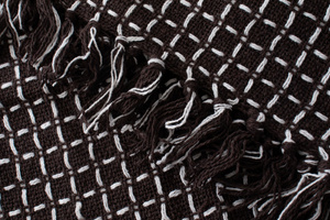 Blanket 150 x 200 Cotton Boho Aredo 10 Brown