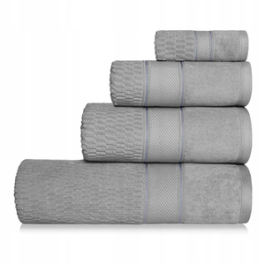 Towel 70 x 140 Cotton Peru 500g/m2 Velour Grey