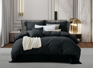 Pillowcase 70 x 80 Cotton Adamash Black