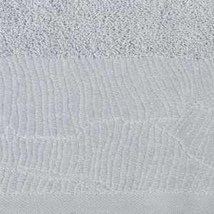 30 x 50 Bath Towel Cotton Metallic Silver