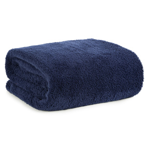 Blanket 170 x 210 Microfiber Lamb Lori Navy Blue