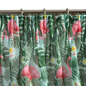 Botanic Tapestry Decorative Curtain 140 x 250 White