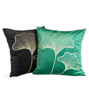 Velvet pillowcase Fres 45 x 45 Dark green