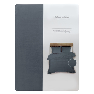 Bedding 220 x 200 3pc Satin Valeria C.Grey