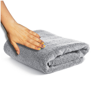 Otto 70 x 140 400 g/m2 Cotton Steel Towel