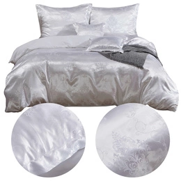 Bedding 220 x 200 5pcs Satin Embroidered AT002