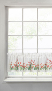 Ready-made curtain Stella on tape 30 x 150 White