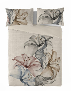 Bedding 160 x 200 3pc print. Linen LINEN MATEX 02