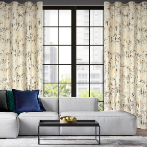 Curtain 140 x 250 Decorative Velvet Tonia Cream